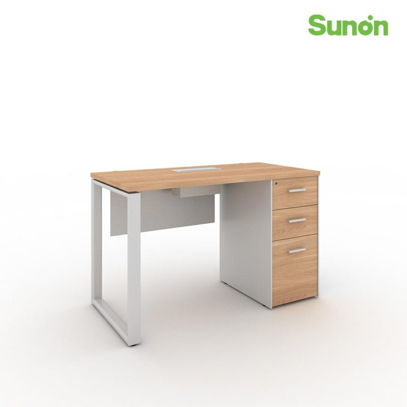 Linz Staff Table with Cabinet