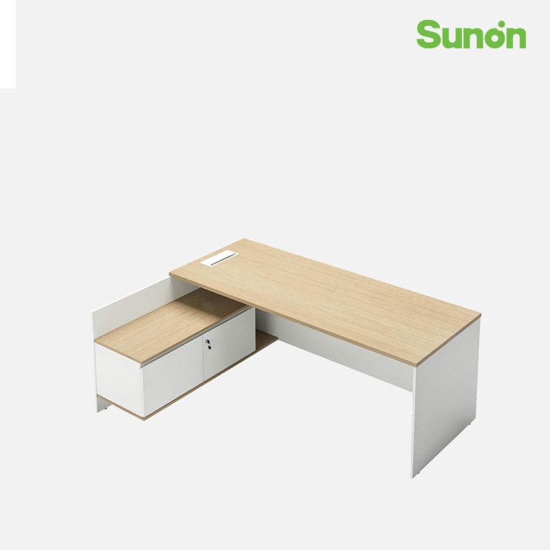 Natural Joy L Shape Manager Desk