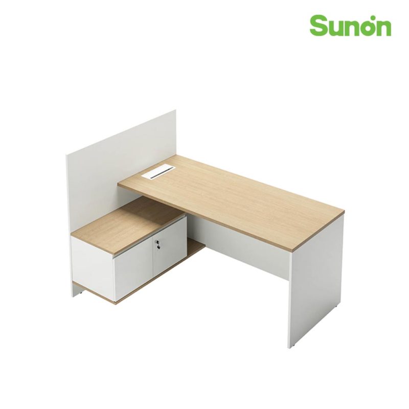 Natural Joy L Shape Manager Desk
